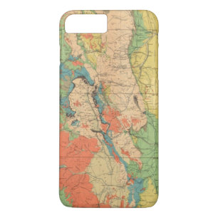 コロラド州の概要の地質地図 iPhone 8 PLUS/7 PLUSケース