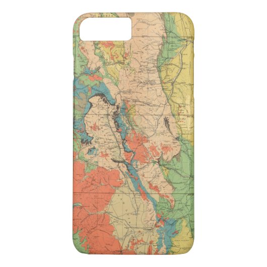 コロラド州の概要の地質地図 Case-Mate iPhoneケース (裏面)