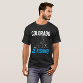 コロラド州の氷上釣り Tシャツ (正面フル)