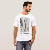 コロラド州の氷壁登山の男性 Tシャツ (正面フル)