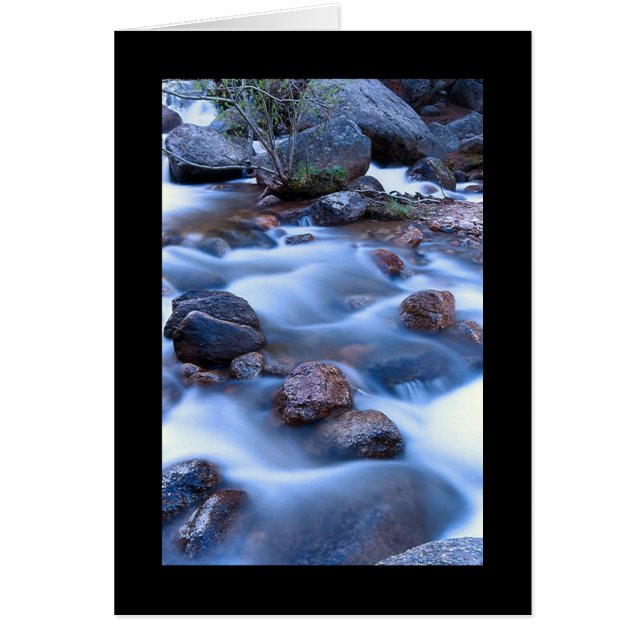 コロラド州の滝カード (正面)