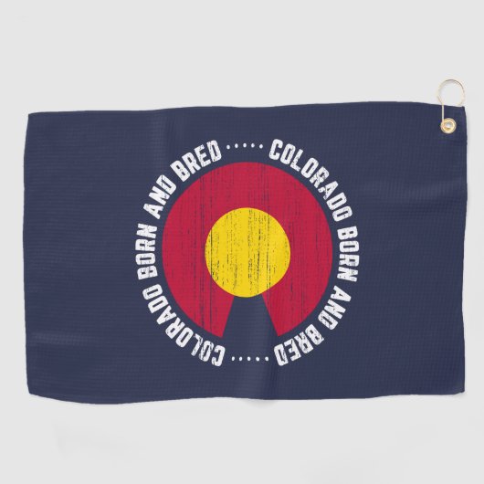 コロラド州の生まれ、繁殖させた天然ゴルフタオル ゴルフタオル (横)