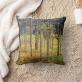 コロラド州の秋の《植物》アスペン クッション (ブランケット)