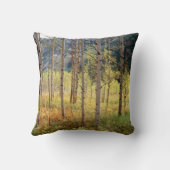 コロラド州の秋の《植物》アスペン クッション (裏面)