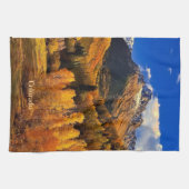 コロラド州の秋 キッチンタオル (横)