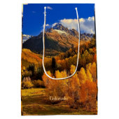 コロラド州の秋 ミディアムペーパーバッグ (裏面)