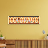 コロラド州の素朴な山の風景のキャンバスアート キャンバスプリント (インサイチュ (リビング))