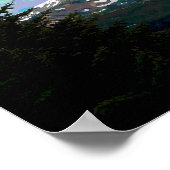 コロラド州の自然アート山容 ポスター (角)