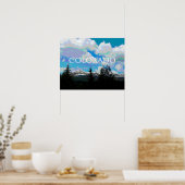 コロラド州の自然アート山容 ポスター (キッチン)