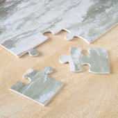 コロラド州の蒸気機関車、川、山 ジグソーパズル (側面)