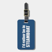 コロラド州の蒸気船春へ ラゲッジタグ (正面縦)