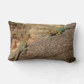 コロラド州の西コロラド州トカゲ ランバークッション (裏面)