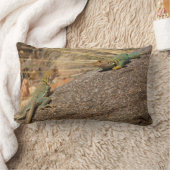 コロラド州の西コロラド州トカゲ ランバークッション (ブランケット)