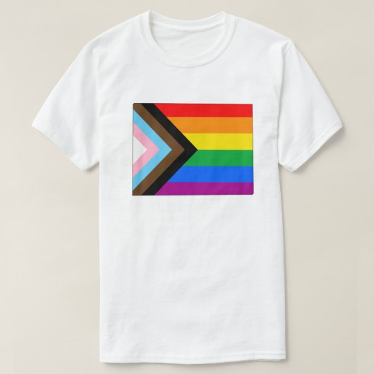 コロラド州の誇り LGBTQ プログレスプライド Tシャツ (デザイン正面)