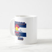 コロラド州の誰かは私を愛します コーヒーマグカップ (正面左)