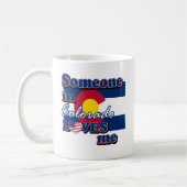コロラド州の誰かは私を愛します コーヒーマグカップ (左)