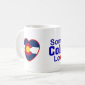 コロラド州の誰かは私を愛します コーヒーマグカップ (正面左)