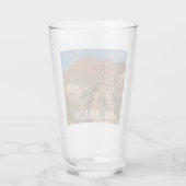 コロラド州の赤い岩の風景の写真 タンブラーグラス (裏面)