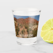 コロラド州の赤い岩 ショットグラス (正面)
