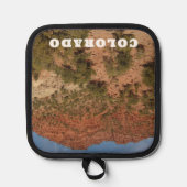 コロラド州の赤い岩 鍋敷き (正面)