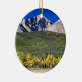 コロラド州の運動場ピークは憧れます セラミックオーナメント (右)