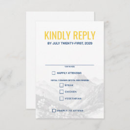 コロラド州の食品の選択 出欠カード