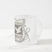 コロラド州の鳥類捕獲人 フロストグラスマグカップ (正面右)