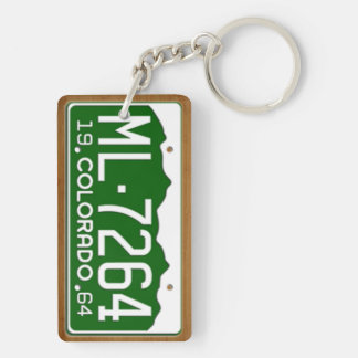 コロラド州の1964年のヴィンテージのナンバープレートKeychain キーホルダー