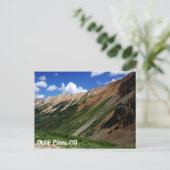 コロラド州のJeeps on Ophir Pass ポストカード (スタンド正面)