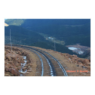 コロラド州のPikes Peak Photo Posterを上昇させる。 フォトプリント