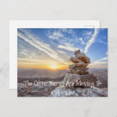 コロラド州への引越し住所変更 ポストカード (正面/裏面)