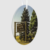 コロラド州へよカラフルうこそ オーナメント (正面)