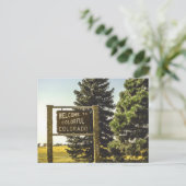 コロラド州へよカラフルうこそ ポストカード (スタンド正面)