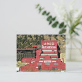 コロラド州アイダホ春アルゴ金ゴールド鉱山&ミル ポストカード (スタンド正面)