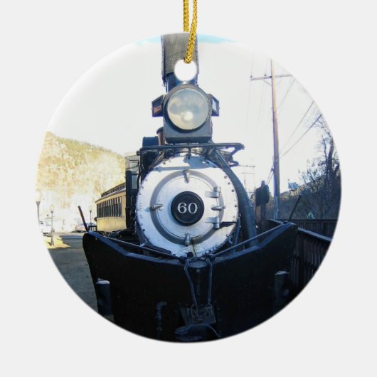 コロラド州アイダホ春Engine No. 60 セラミックオーナメント (正面)