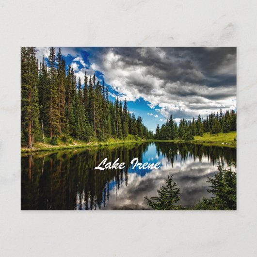 コロラド州アイリーン湖はがき ポストカード (正面)