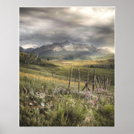 コロラド州アウレイカウンティ山スネッフェル ポスター