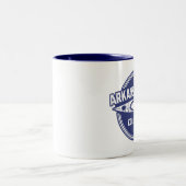 コロラド州アーカンソー川 ツートーンマグカップ (中央)