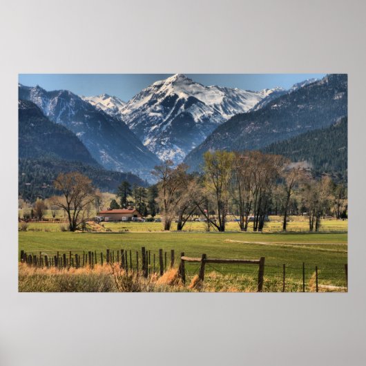 コロラド州エイブラムス山 ポスター (正面)