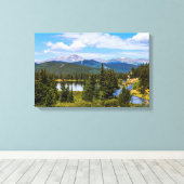 コロラド州エコーレイク キャンバスプリント (インサイチュ (ウッドフロア))