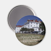 コロラド州エステスパークにあるヒストリックスタンレーホテル マグネット (正面/裏面)