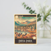 コロラド州エステスパーク |ヴィンテージ ポストカード (スタンド正面)