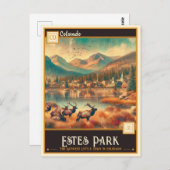 コロラド州エステスパーク |ヴィンテージ ポストカード (正面/裏面)