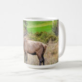 コロラド州エステス公園の男性エルク9月 コーヒーマグカップ (正面右)