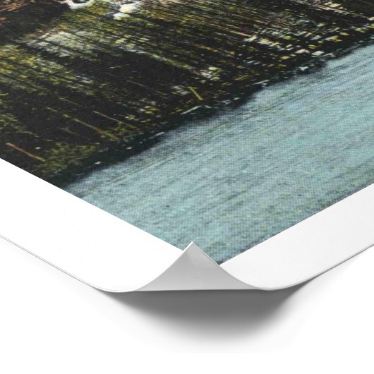 コロラド州エステス公園,ベアーレイク,ロングズピーク ポスター (角)