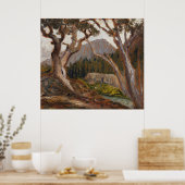 コロラド州エステス・パークのロッチ・ヴェールからロング・ピーク ポスター (キッチン)