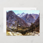 コロラド州エステス・パーク – アルバート・ビエルシュタットのアートワーク， ポストカード (正面/裏面)