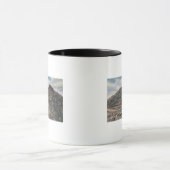 コロラド州エバンズ山サミットViewMt.CO（エバンズ） マグカップ (中央)