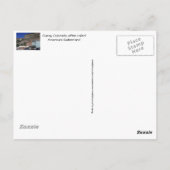 コロラド州オーレイ葉書 ポストカード (裏面)