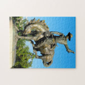 コロラド州カウボーイ像。 ジグソーパズル (横)